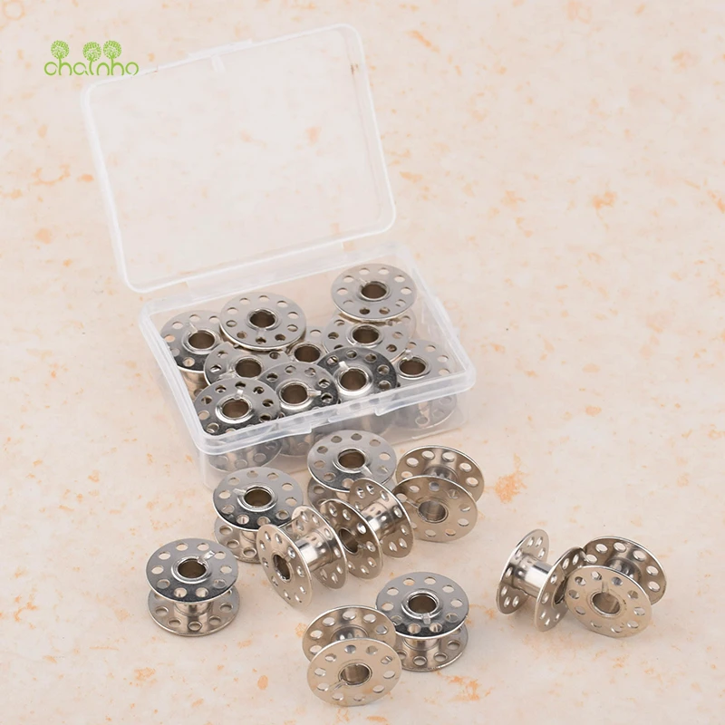 Chainho,10pcs / box,Metal Empty Sewing Bobbins Spools,Easy & Convenient,For Sewing Machine Thread / DIY Sewing Tools & Accessory
Chainho,10pcs / box,Metal Empty Sewing Bobbins Spools,Easy & Convenient,For Sewing Machine Thread / DIY Sewing Tools & Accessory