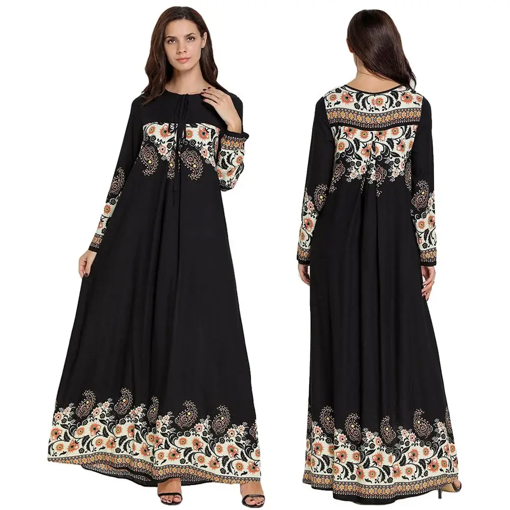 Women Print Long Dress Muslim Abaya Dubai Kaftan Islamic Clothing Jilbab Party Robe Vintage Loose Caftan Turkish Dresses Fashion
Women Print Long Dress Muslim Abaya Dubai Kaftan Islamic Clothing Jilbab Party Robe Vintage Loose Caftan Turkish Dresses Fashion