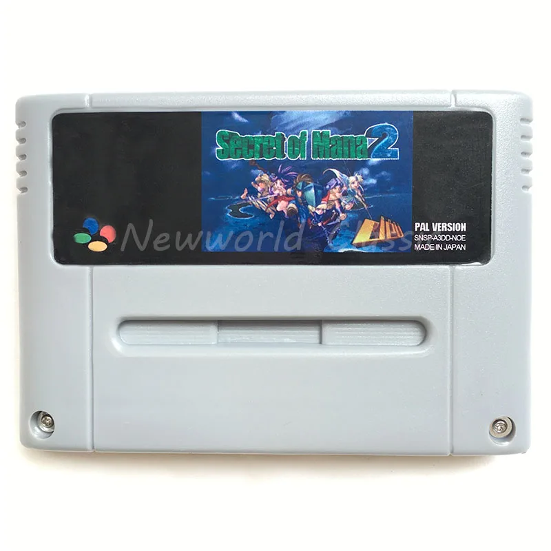 Secret of Mana 2 for 16 Bit Video Game Cartridge Compilation Card for EUR/PAL Version Game Console
Secret of Mana 2 for 16 Bit Video Game Cartridge Compilation Card for EUR/PAL Version Game Console