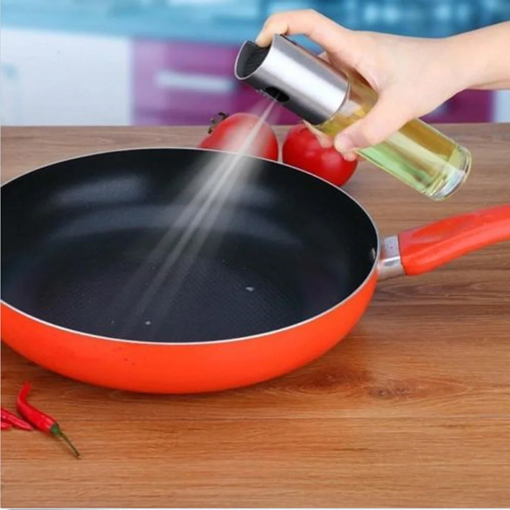 100ml Cooking Kitchen Food Oil Pump Container Spray Bottle Stainless Glass Cook Tool
100ml Cooking Kitchen Food Oil Pump Container Spray Bottle Stainless Glass Cook Tool