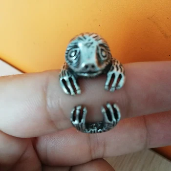 Wholesale Trendy Vintage Adjustable Sloth Ring High Quality Brand Designer Men bradypode Women Bradypod Jewelry
Wholesale Trendy Vintage Adjustable Sloth Ring High Quality Brand Designer Men bradypode Women Bradypod Jewelry