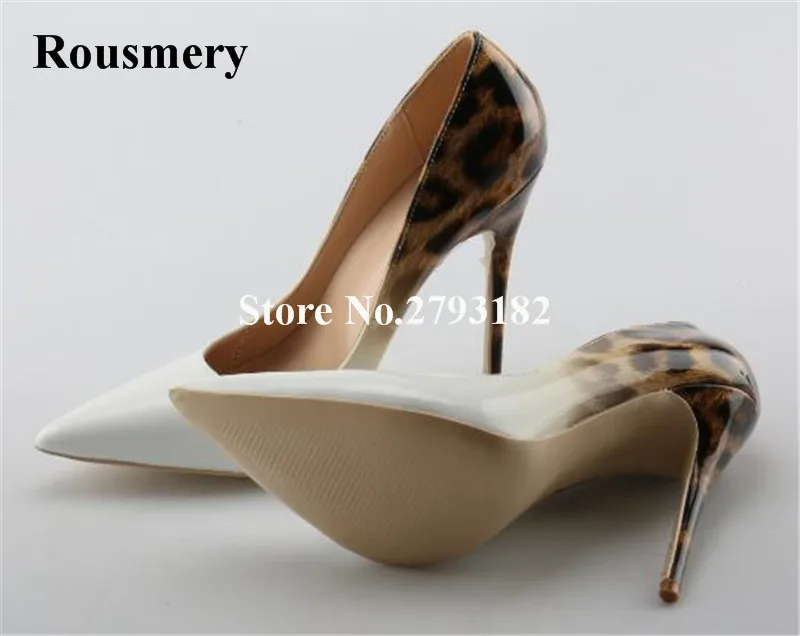 2018 New Fashion Women Pointed Toe Leopard Patchwork Stiletto Heel Pumps 12cm Patent Leather Gradient High Heels Dress Shoes
2018 New Fashion Women Pointed Toe Leopard Patchwork Stiletto Heel Pumps 12cm Patent Leather Gradient High Heels Dress Shoes