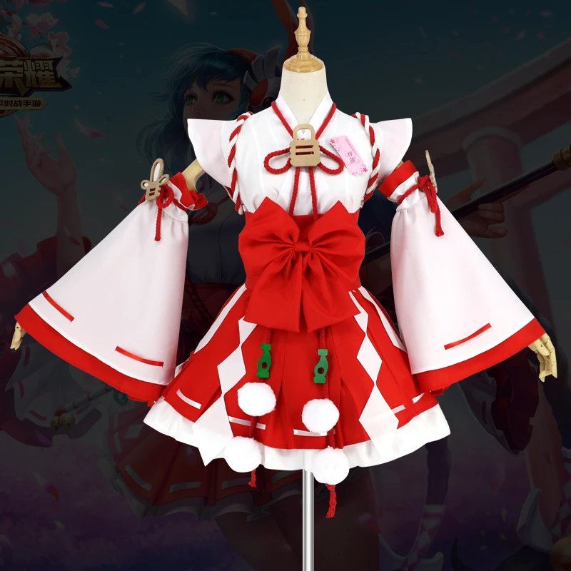 LOL Da Qiao Cos Halloween Dress Maid Dress High Quality Cosplay Costume Red And White Color Cos Skirt Dress A
LOL Da Qiao Cos Halloween Dress Maid Dress High Quality Cosplay Costume Red And White Color Cos Skirt Dress A