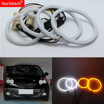 For BYD F0 F1 2008 - 2015 White & Amber Dual color Cotton LED Angel eyes kit halo ring DRL Turn signal light
For BYD F0 F1 2008 - 2015 White & Amber Dual color Cotton LED Angel eyes kit halo ring DRL Turn signal light