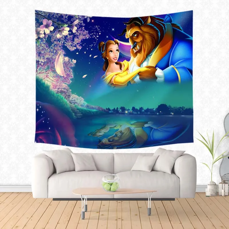 Beauty and the Beast Design Wall Hanging Tapestry Yoga Mat Bedspread Bed Sheet Home Decorative Tapestries Beach Towel
Beauty and the Beast Design Wall Hanging Tapestry Yoga Mat Bedspread Bed Sheet Home Decorative Tapestries Beach Towel