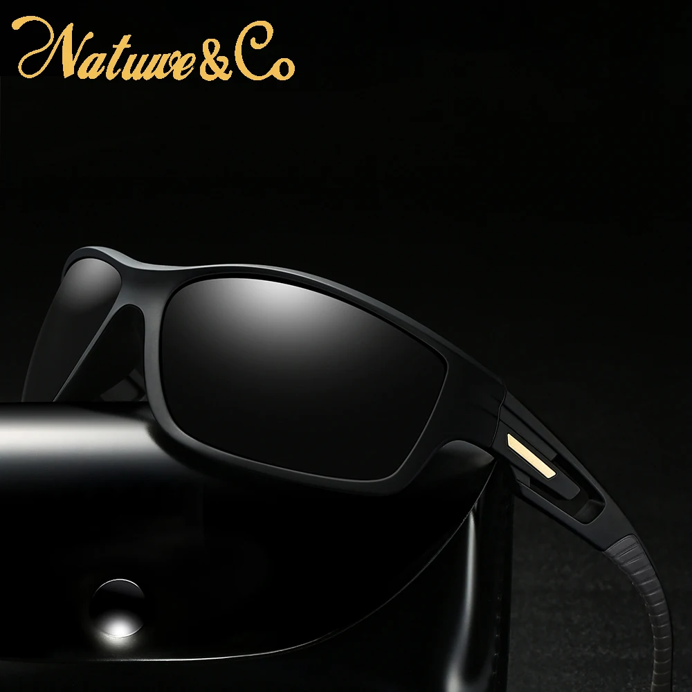 Natuwe&Co Fashion Polarized Sunglasses Men Driving Sports Fishing Frame Sun Glasses UV400 67-45-17-125 mm Natuwe&Co Fashion Polarized Sunglasses Men Driving Sports Fishing Frame Sun Glasses UV400 67-45-17-125 mm