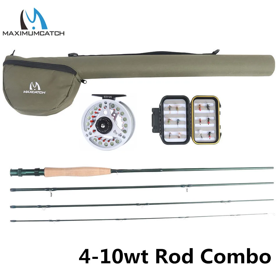 Maximumcatch Extreme 8/9/10FT 3-8WT Medium-fast Carbon Fiber Fly Rod with Graphite Reel & Fly Line&Tackle Box Triangle Tube
Maximumcatch Extreme 8/9/10FT 3-8WT Medium-fast Carbon Fiber Fly Rod with Graphite Reel & Fly Line&Tackle Box Triangle Tube