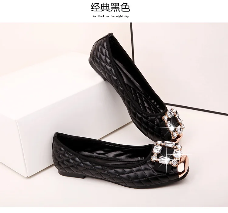 New Spring European Fashion Women Flats Shoes Diamond Square Buckle Shoes Soft Red Bottom Shoes Shiny Pink Single Women's Shoes
New Spring European Fashion Women Flats Shoes Diamond Square Buckle Shoes Soft Red Bottom Shoes Shiny Pink Single Women's Shoes