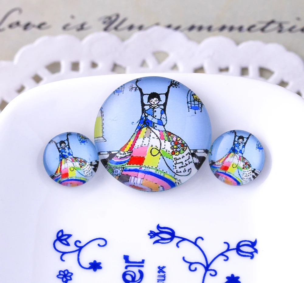 12mm 25mm Photo Glass Cabochons Art Cameo Set Handmade Bases Settings L7666 People and Animals
12mm 25mm Photo Glass Cabochons Art Cameo Set Handmade Bases Settings L7666 People and Animals