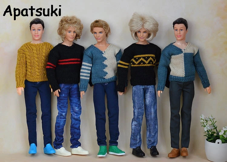 High Quality Casual Knitted Sweater Clothes For Ken Doll For Barbie's Boyfriend Ken Doll Top Coat Clothes Male Doll Clothes
High Quality Casual Knitted Sweater Clothes For Ken Doll For Barbie's Boyfriend Ken Doll Top Coat Clothes Male Doll Clothes