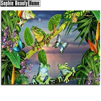 Full DIY 5D Diamond Painting Cross Stitch Frog Butterfly Diamond Embroidery Pattern Rhinestone Diamond Mosaic Home Decor 188122
Full DIY 5D Diamond Painting Cross Stitch Frog Butterfly Diamond Embroidery Pattern Rhinestone Diamond Mosaic Home Decor 188122