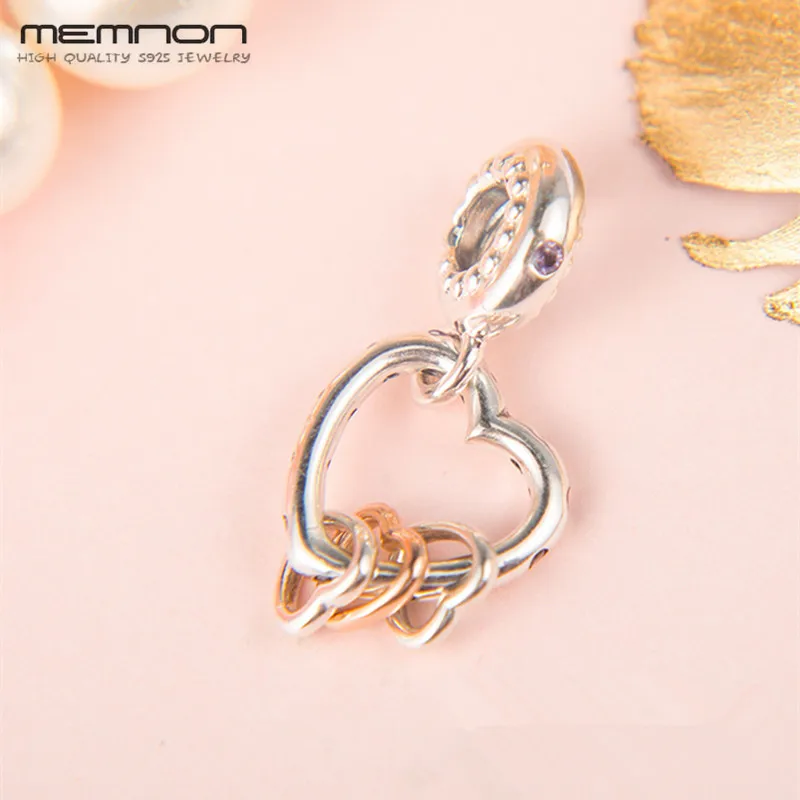 Mother's day 925 sterling silver Rose Hearts Highlights Hanging Charms fit bead Bracelet necklace DIY pendant For Jewelry Making
Mother's day 925 sterling silver Rose Hearts Highlights Hanging Charms fit bead Bracelet necklace DIY pendant For Jewelry Making