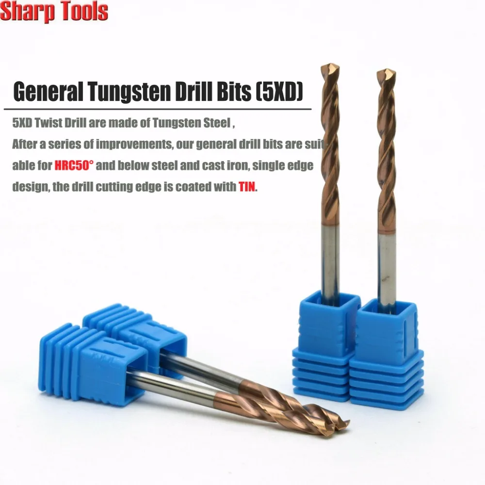 1pc HRC50 Shank 4MM Titanium Coated Twist Drill Bit Set Tools for Steel 5xD CNC Solid Carbide Metal Drills Bits Router Cutters
1pc HRC50 Shank 4MM Titanium Coated Twist Drill Bit Set Tools for Steel 5xD CNC Solid Carbide Metal Drills Bits Router Cutters