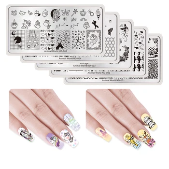NICOLE DIARY Nail Art Image Pringting Stamp Plate Animal Series Butterfly Bee Crown Rectangle Nail Stamping Template
NICOLE DIARY Nail Art Image Pringting Stamp Plate Animal Series Butterfly Bee Crown Rectangle Nail Stamping Template