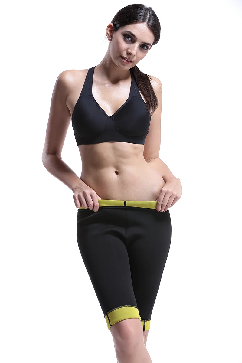 Meisou Women Slimming Pants Hot Thermo Neoprene Sweat Sauna Body Shapers Fitness Stretch Control Panties Burne Waist Slim Pants (16)