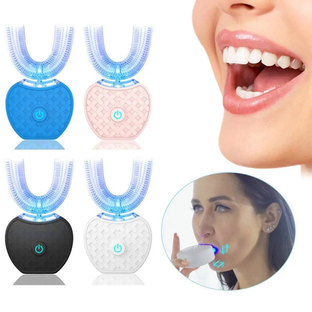 360 Degree Wireless USB Charging Lazy Automatic Sonic Silicone Electric Toothbrush Teeth Whitening Cleaning Tool Brush Oral Care
360 Degree Wireless USB Charging Lazy Automatic Sonic Silicone Electric Toothbrush Teeth Whitening Cleaning Tool Brush Oral Care