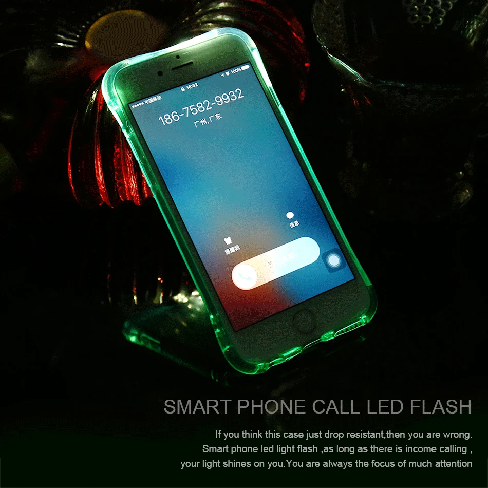 LED Flash Phone Cases for iPhone 5S SE Case Transparent Call Flash Luminous Soft TP for iPhone 5 6 6S 7 8 X Plus XS MAX XR Case
LED Flash Phone Cases for iPhone 5S SE Case Transparent Call Flash Luminous Soft TP for iPhone 5 6 6S 7 8 X Plus XS MAX XR Case