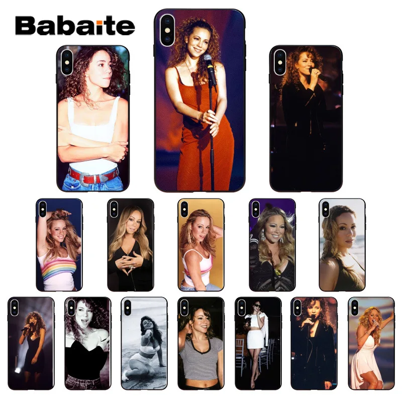 Babaite Mariah Carey Silicone Soft TPU black Phone Case for Apple iPhone 7 8 6 6S Plus X XS MAX 5 5S SE XR Mobile Cases
Babaite Mariah Carey Silicone Soft TPU black Phone Case for Apple iPhone 7 8 6 6S Plus X XS MAX 5 5S SE XR Mobile Cases