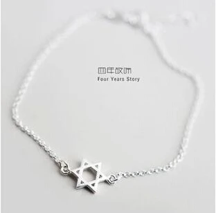 2015 new arrival high quality little lucky star 925 sterling silver ladies`anklets jewelry gift factory price 
2015 new arrival high quality little lucky star 925 sterling silver ladies`anklets jewelry gift factory price
