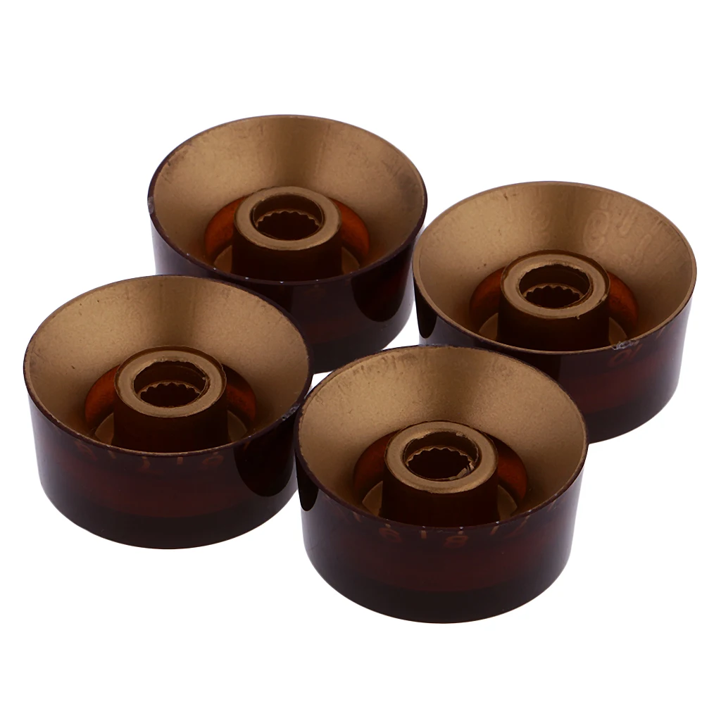 Replacement 4x Coffee Speed Control Knob Button For LP Les Paul Electric Guitar Parts
Replacement 4x Coffee Speed Control Knob Button For LP Les Paul Electric Guitar Parts