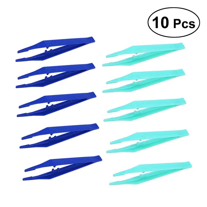 WINOMO 10pcs Plastic Tweezers Medical Beads Small Disposable Tweezers Tools For Crafts DIY Jewelry Making(Random Color)
WINOMO 10pcs Plastic Tweezers Medical Beads Small Disposable Tweezers Tools For Crafts DIY Jewelry Making(Random Color)