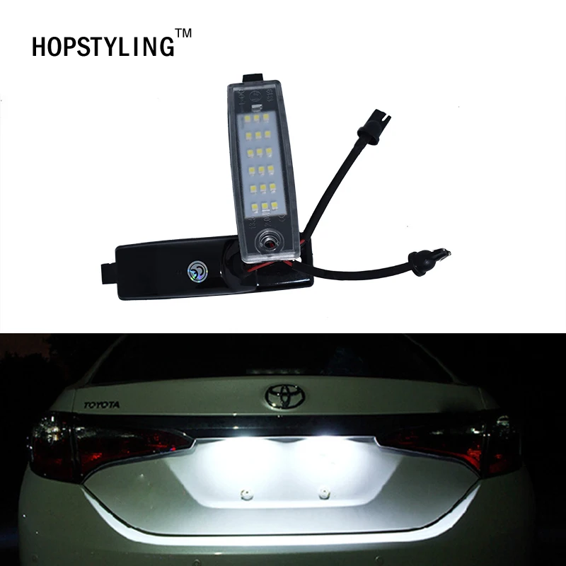 2x LED rear number plate light for Lexus RX300 Scion xb Toyota RAV4 car-styling accessory auto lamps
2x LED rear number plate light for Lexus RX300 Scion xb Toyota RAV4 car-styling accessory auto lamps