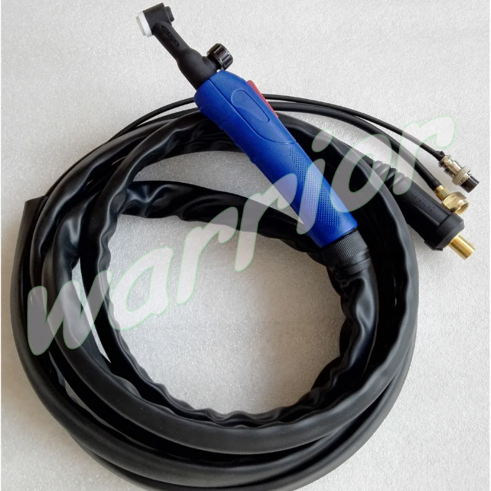 

Air Cooled 125Amp WP-9FV Euro Style Seperated Torch For Tig Welding With Gas Valve & Flexible Head 12 Feet 4 Meters Cable