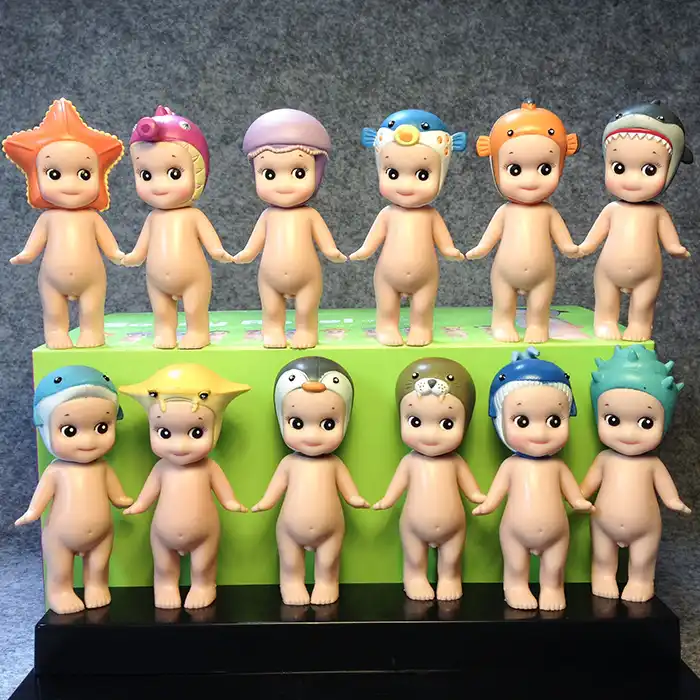 12pcs/lot cute fashion sonny angel marine sea kewpie doll figure