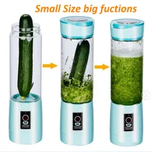 2000hmA Mobile Power Bank Portable Fruit Blender Mixer Bottle Cup Outdoor Mini Juicer Juice Maker Machine Toy action Figures