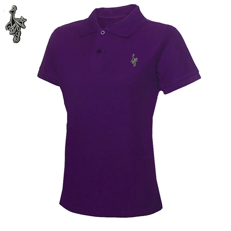 New cotton short sleeve women peacock polo shirts embroidery riding women Ribbed Polo collar tail classic fit Best quality l100
New cotton short sleeve women peacock polo shirts embroidery riding women Ribbed Polo collar tail classic fit Best quality l100