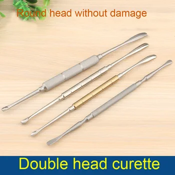 Nasal scraping tooth cosmetic orthopedic instrument nasal bone curette double head scraper single head stripper stainless steel
Nasal scraping tooth cosmetic orthopedic instrument nasal bone curette double head scraper single head stripper stainless steel
