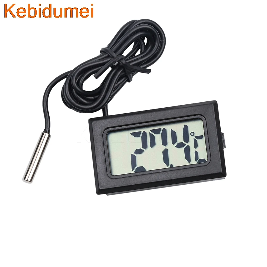 Thermometer Electronic Digital LCD Display -50~ 110 Degree temperature Tester Probe Fridge for Refrigerator 1 meter wire Tools
Thermometer Electronic Digital LCD Display -50~ 110 Degree temperature Tester Probe Fridge for Refrigerator 1 meter wire Tools