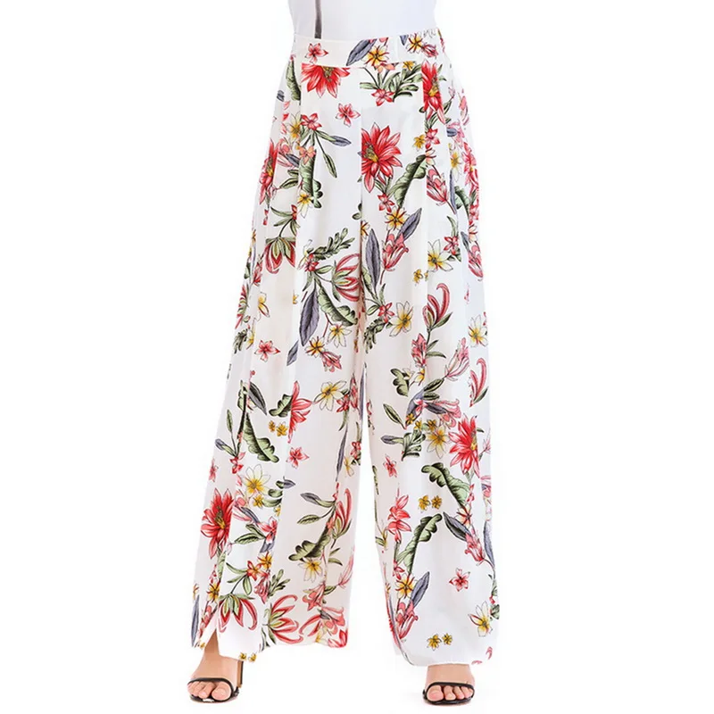 LASPERAL Women Loose Wide Leg Pants Fashion Boho Floral Print Sweatpants Trousers Summer 2018 High Waist Vintage Chiffon Pants
LASPERAL Women Loose Wide Leg Pants Fashion Boho Floral Print Sweatpants Trousers Summer 2018 High Waist Vintage Chiffon Pants