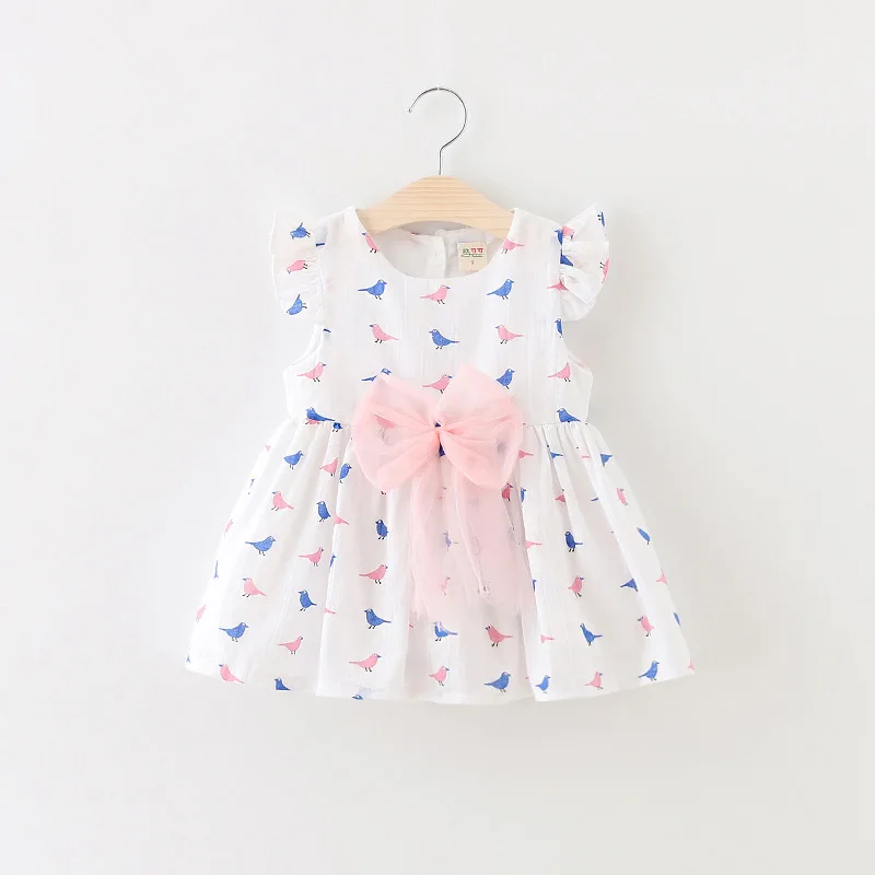 new 2016 summer Baby Bow Dress cute Infant Sleeveless Dress Birds print toddler girls Birthday Dress newborn baby girl clothes
new 2016 summer Baby Bow Dress cute Infant Sleeveless Dress Birds print toddler girls Birthday Dress newborn baby girl clothes