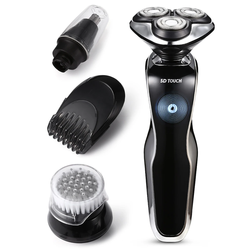 Portable Washable Rechargeable 4 in 1 5D Touch Men Electric Shaver Shaving Razor Trimmer Electric Shaving Beard Machine Tools
Portable Washable Rechargeable 4 in 1 5D Touch Men Electric Shaver Shaving Razor Trimmer Electric Shaving Beard Machine Tools