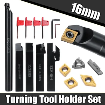 5Pcs 16MM Shank Turning Tool Holder Boring Bar With Carbide Insert Lathe Milling
5Pcs 16MM Shank Turning Tool Holder Boring Bar With Carbide Insert Lathe Milling