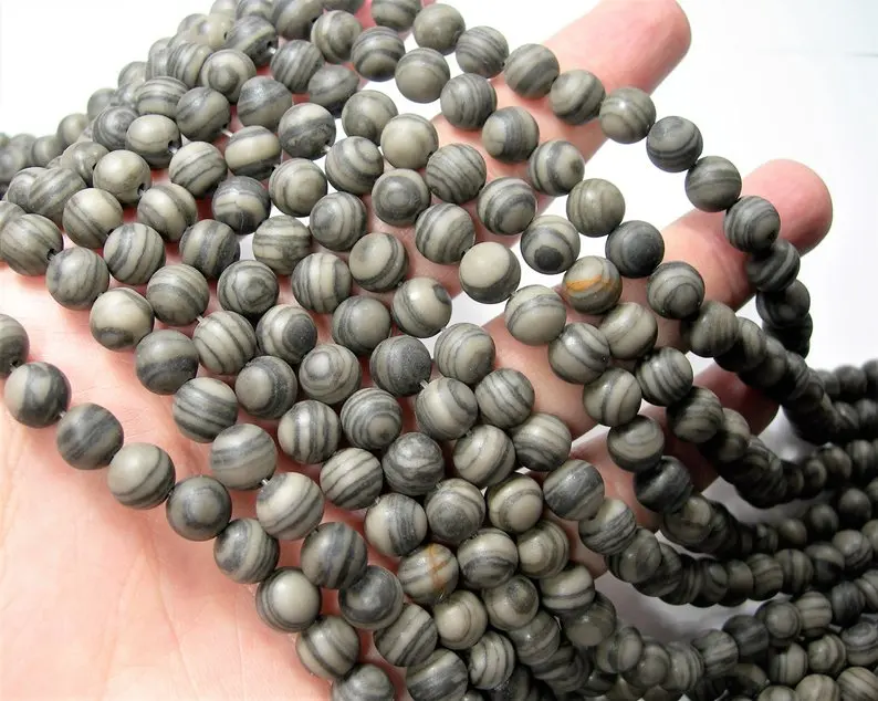 Natural Net Jaspe r Beads,Zebra Jaspe r Matte Beads 6mm 8mm 10mm 12mm Loose Stone Bead for jewelry making,1 of 15"string
Natural Net Jaspe r Beads,Zebra Jaspe r Matte Beads 6mm 8mm 10mm 12mm Loose Stone Bead for jewelry making,1 of 15"string