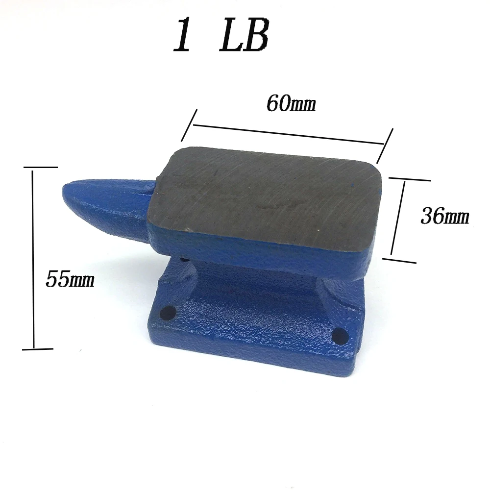 1LB Mini Cast Iron Blacksmith's Anvil for Jewelry Working Doming Anvils Craft Jewelry Making Tool Black/Blue Random Color
1LB Mini Cast Iron Blacksmith's Anvil for Jewelry Working Doming Anvils Craft Jewelry Making Tool Black/Blue Random Color