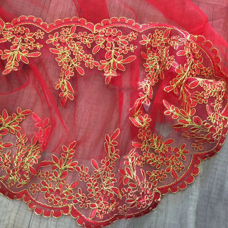 5Meters Lace Trim Floral Flower Wedding Veil Fabric Sewing Bilateral Embroidery Lace Applique DIY Sew On Accessory
5Meters Lace Trim Floral Flower Wedding Veil Fabric Sewing Bilateral Embroidery Lace Applique DIY Sew On Accessory