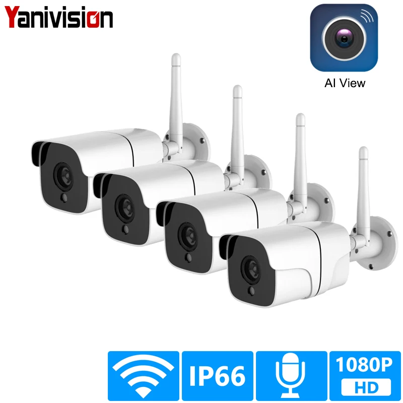 Wireless Security Camera System 1080P IP Camera Wifi SD Card Outdoor 4CH Audio CCTV System Video Surveillance Kit Camara
Wireless Security Camera System 1080P IP Camera Wifi SD Card Outdoor 4CH Audio CCTV System Video Surveillance Kit Camara