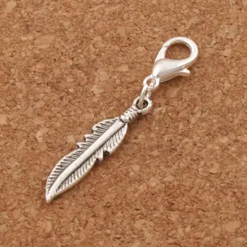 Feather Clasp European Lobster Trigger Clip On Charm Beads 200pcs zinc alloy 39.3x5.8mm C564
Feather Clasp European Lobster Trigger Clip On Charm Beads 200pcs zinc alloy 39.3x5.8mm C564