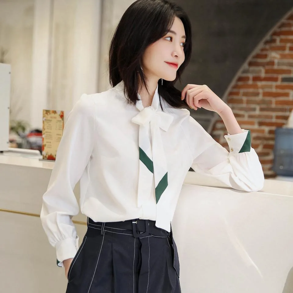 Summer Spring Women Fashion Bow Chiffon Thin Sunscreen Blouses Simple Tide OL Ladies Shopping Office Tops T Shirt Clothes XXL
Summer Spring Women Fashion Bow Chiffon Thin Sunscreen Blouses Simple Tide OL Ladies Shopping Office Tops T Shirt Clothes XXL