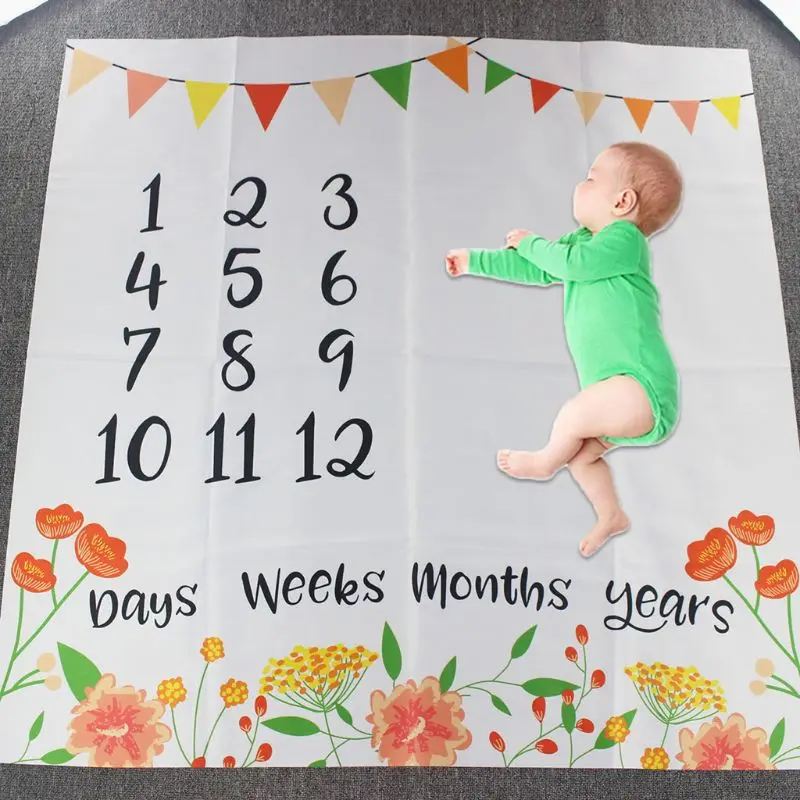 Newborn Baby Milestone Number Flower Pattern Mat Blanket Photography Background Backdrop Cloth
Newborn Baby Milestone Number Flower Pattern Mat Blanket Photography Background Backdrop Cloth