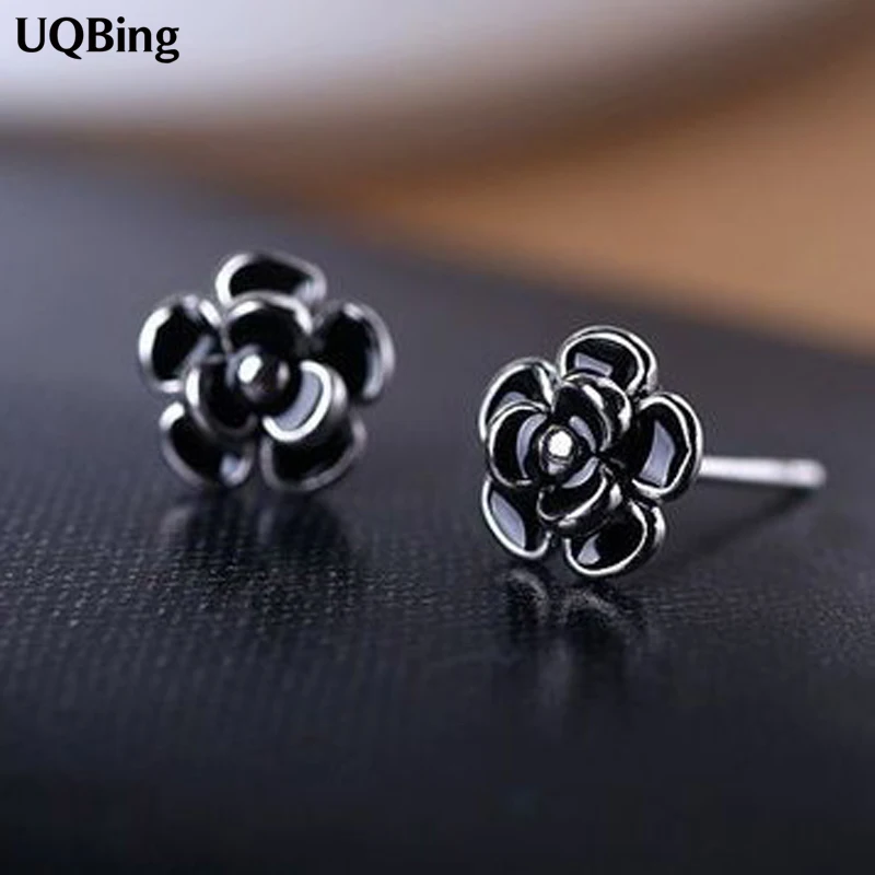 Wholesale sterling silver jewelry earrings 925 sterling silver stud earrings rose flower earrings Brincos Pendientes de plata
Wholesale sterling silver jewelry earrings 925 sterling silver stud earrings rose flower earrings Brincos Pendientes de plata