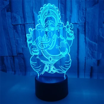 Newest Elephant Head Mud 3D Night Light 7 Color Change Visual Acrylic Nightlight Bedroom Home Deceration Desk Customize Lamps
Newest Elephant Head Mud 3D Night Light 7 Color Change Visual Acrylic Nightlight Bedroom Home Deceration Desk Customize Lamps