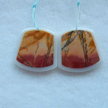 Fashion Multi-Color Picasso Jasper,White Jade Intarsia Earrings,33x32x4mm,17.85g
Fashion Multi-Color Picasso Jasper,White Jade Intarsia Earrings,33x32x4mm,17.85g