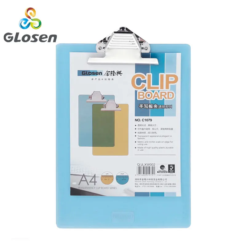 A4 Plastic Transparent Clipboard Butterfly Clip Anti-Slip Writing Board Sketch Painting Clipboard Paper Glosen C1079
A4 Plastic Transparent Clipboard Butterfly Clip Anti-Slip Writing Board Sketch Painting Clipboard Paper Glosen C1079