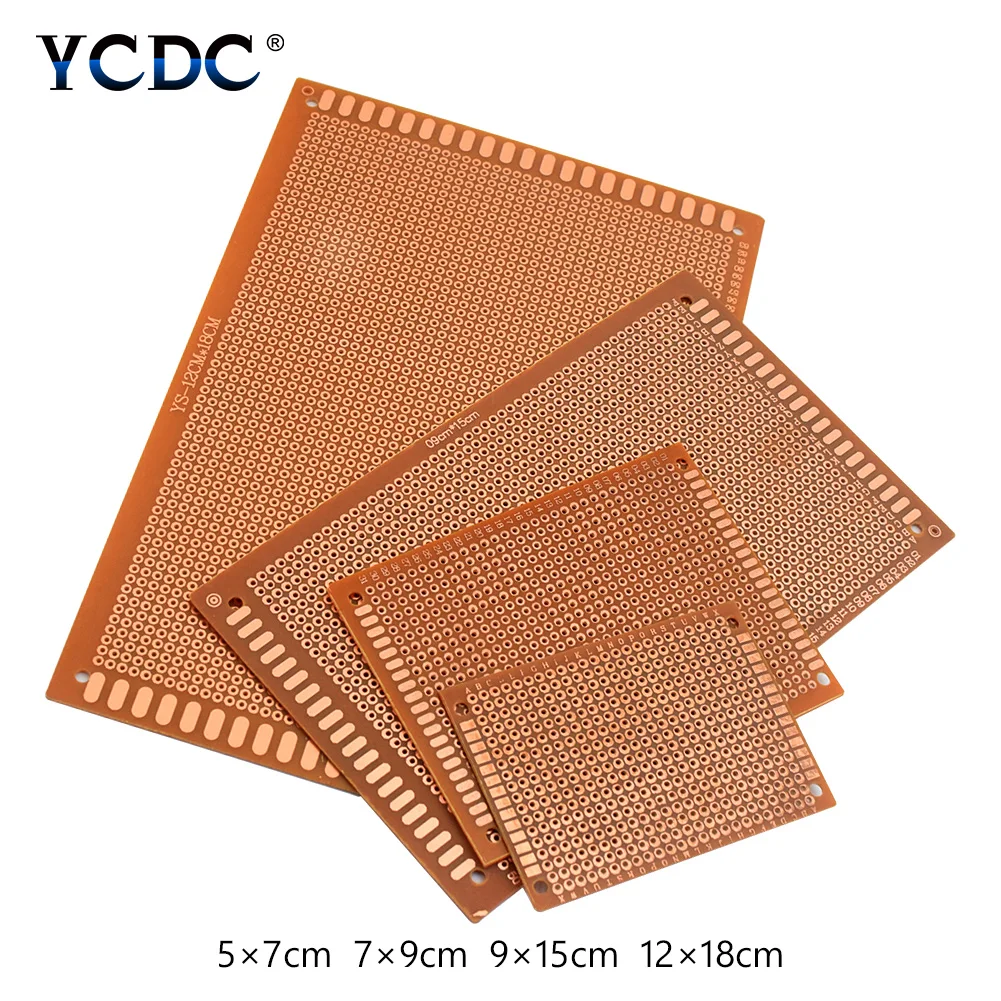 5Pcs Prototype PCB Universal Printed Experiment Matrix Circuit Board 5x7cm 7x9cm 9x15cm 12x18cm For Electronic Test DIY Arduino
5Pcs Prototype PCB Universal Printed Experiment Matrix Circuit Board 5x7cm 7x9cm 9x15cm 12x18cm For Electronic Test DIY Arduino