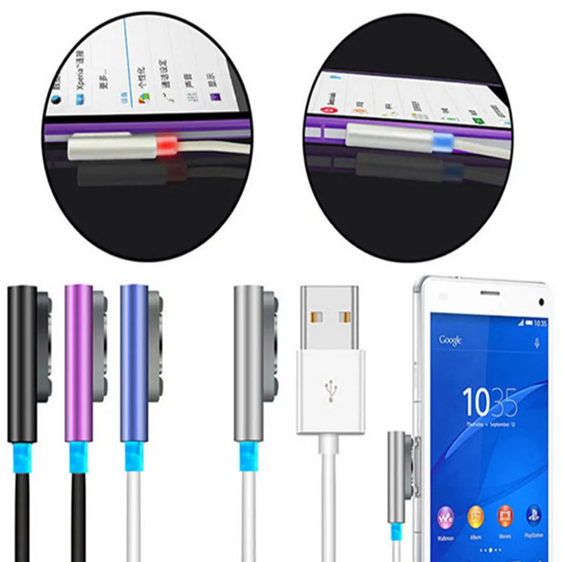 1M Magnetic Charger magnet Charging cable for SONY Xperia Z3 Compact Z3 Mini Z2 Tablet Z1 XL39h L55H L50T L55W USB Cable black
1M Magnetic Charger magnet Charging cable for SONY Xperia Z3 Compact Z3 Mini Z2 Tablet Z1 XL39h L55H L50T L55W USB Cable black
