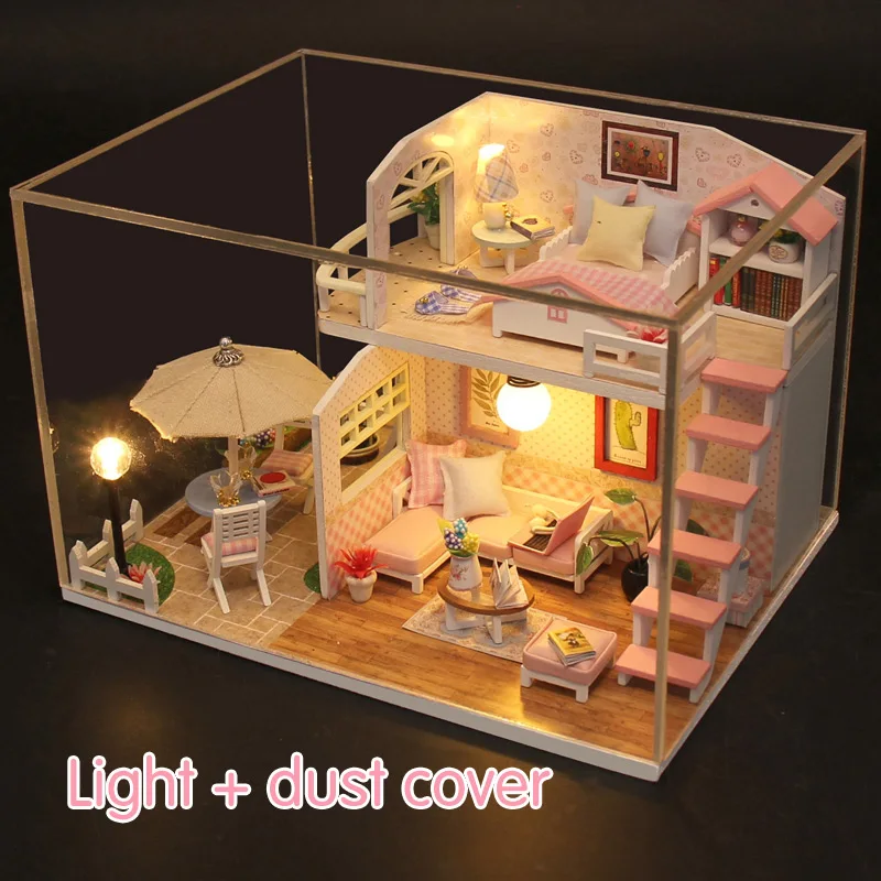 Doll House Miniature DIY Dollhouse With Furnitures Wooden House Waiting Time Coffee House Toys For Children Birthday Gift M033
Doll House Miniature DIY Dollhouse With Furnitures Wooden House Waiting Time Coffee House Toys For Children Birthday Gift M033